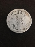 1917 United States Walking Liberty Half Dollar - 90% Silver Coin