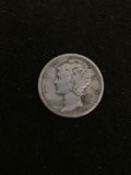 1928-S United States Mercury Silver Dime - 90% Silver Coin