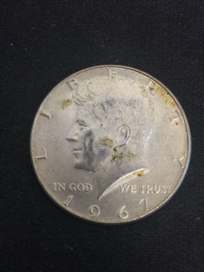 1967 United States Kennedy Half Dollar - 40% Silver Coin