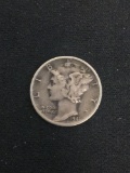 1941-D United States Silver Mercury Dime - 90% Silver Coin