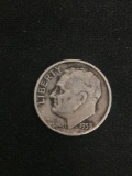 1953-D United States Roosevelt Silver Dime - 90% Silver Coin