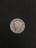 1924 United States Silver Mercury Dime - 90% Silver Coin
