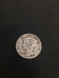 1942 United States Silver Mercury Dime - 90% Silver Coin