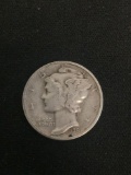 1941-S United States Silver Mercury Dime - 90% Silver Coin