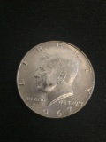 1967 United States Kennedy Half Dollar - 40% Silver Coin