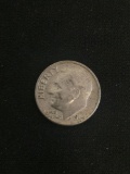 1964-D United States Roosevelt Silver Dime - 90% Silver Coin