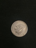 1964 United States Roosevelt Silver Dime - 90% Silver Coin