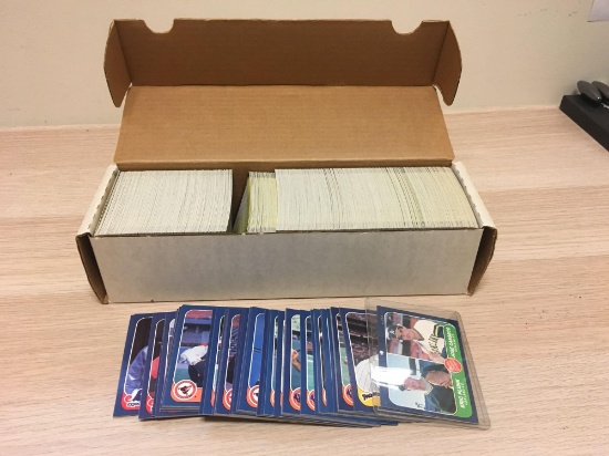 Box Full of Fleer 1986 Baseball Cards