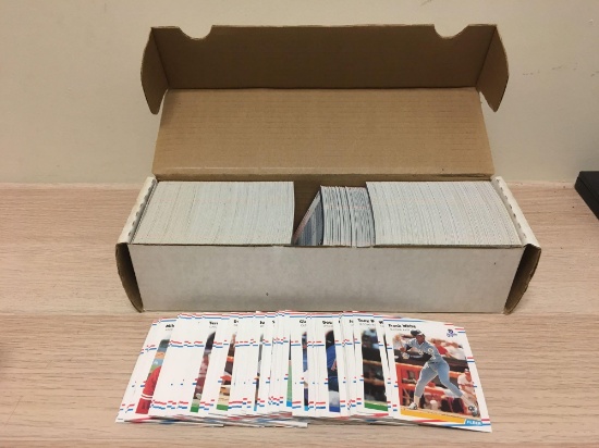 Box Full of Fleer 1988 Baseball Cards