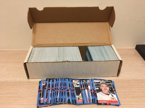 Box Full of Donrus 1987 Baseball Cards