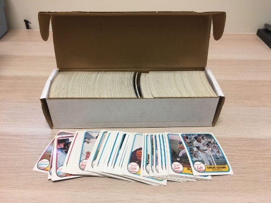 Box Full of Fleer 1981 Baseball Cards