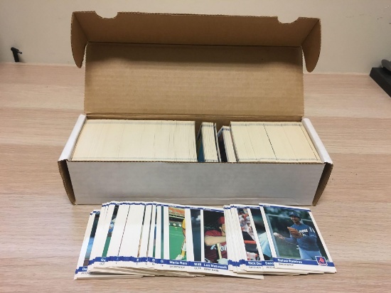 Box Full of Fleer 1984 Baseball Cards