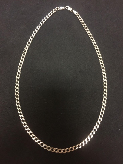 Heavy 22" Sterling Silver Chain Necklace - 27 Grams