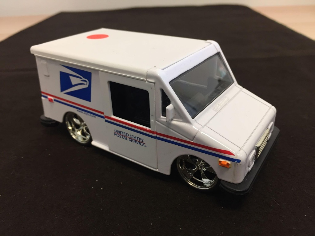 2007 Jada Toys Die Cast Model Car Usps Truck Scale 1 32 No
