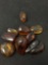 Lot of Various Size & Shaped Insect Included Loose Amber Gemstones - 16 Grams