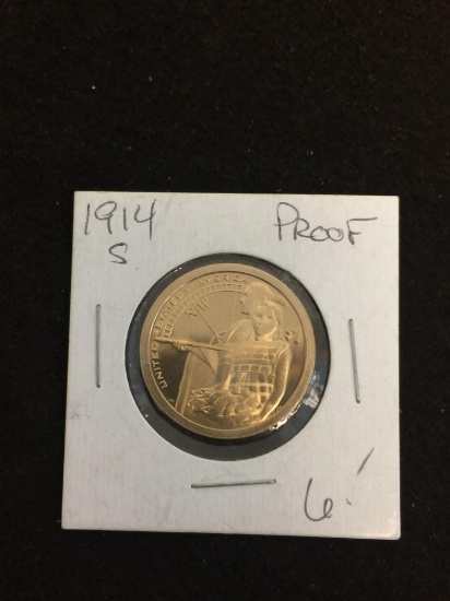 Beautiful Proof United States Sacagawea $1 Coin