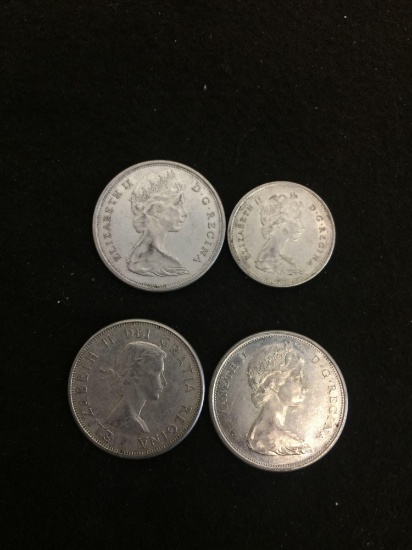 $1.75 FACE of Vintage 80% Silver Canadian Coins