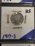 1917-S United States Mercury Dime - 90% Silver Coin