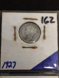 1927 United States Mercury Dime - 90% Silver Coin