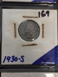 1930-S United States Mercury Dime - 90% Silver Coin