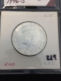 1964 United States Kennedy Half Dollar - 90% UNC Silver Coin