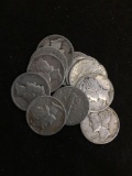 Random Date United States Mercury Dime - 90% Silver Coins