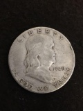 1949-S United States Franklin Half Dollar - 90% Silver Coin