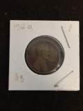 RARE Key Date US Lincoln Cent Wheat Penny - 1912-D