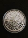 Continental Currency 1776 Silver Token - Unknown Metal Content