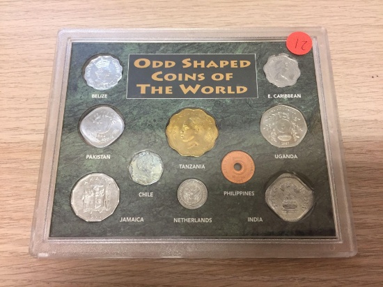 Odd Shaped Coins of The World Collector Set