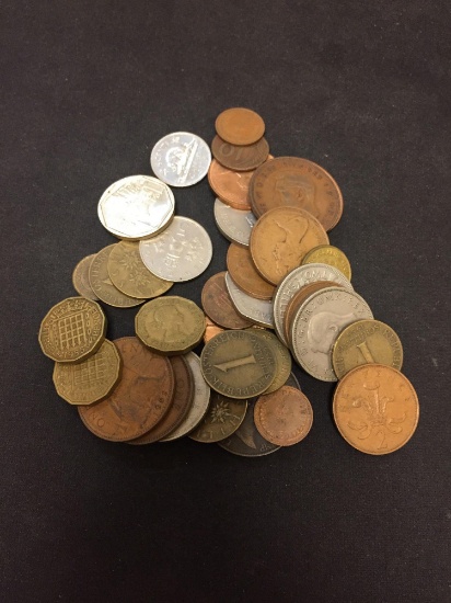 Unsearched Lot of World Foreign Coins