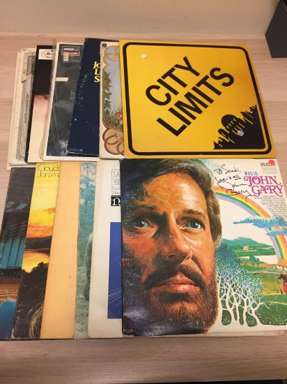 Lot of 13 Record Albums - Includes Joni Mitchell, SIGNED John Gary, & More!
