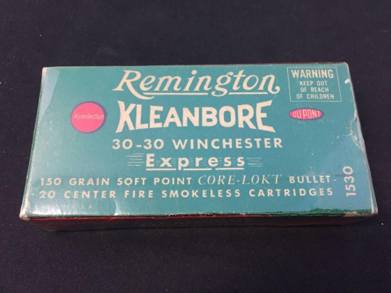 Remington Kleanbore 30-30 Winchester Express Amo BOX ONLY