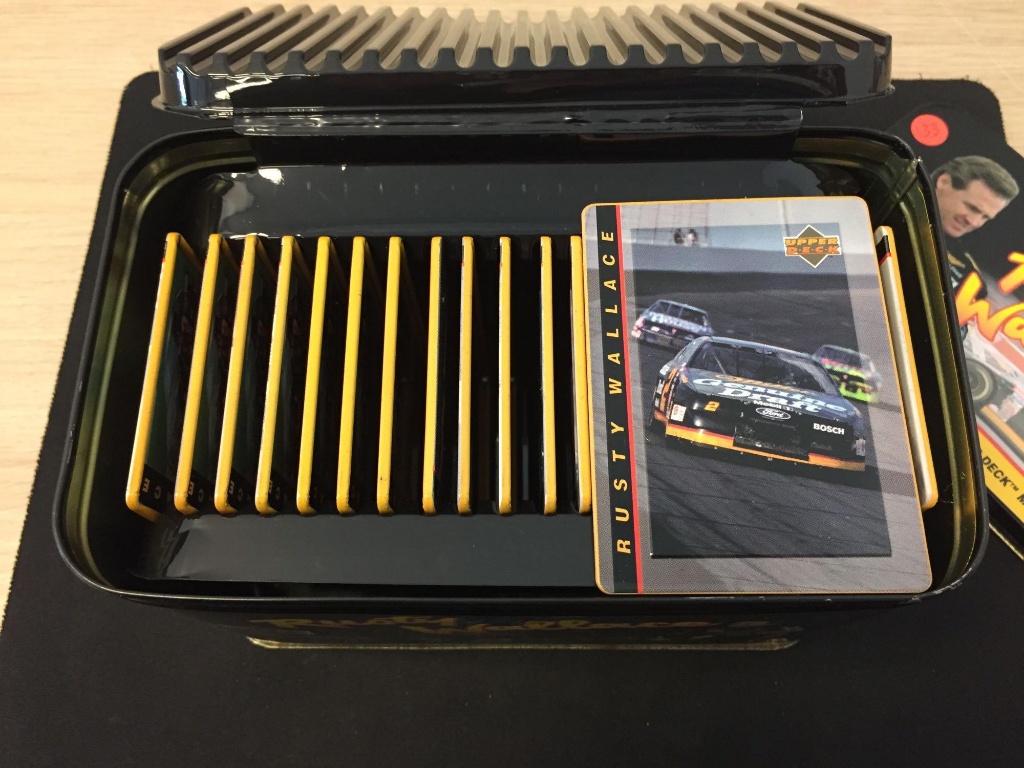 Rusty Wallace 20 Upperdeck Metal Collector Cards in Original Tin - NASCAR |  Art, Antiques & Collectibles Collectibles | Online Auctions | Proxibid
