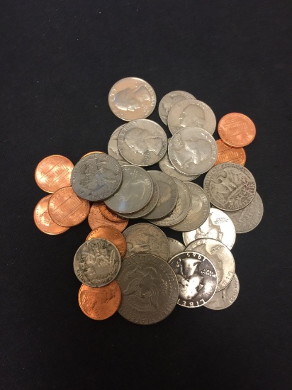 Roughly $6.00 Face of US Non Silver Collector Coins from Estate