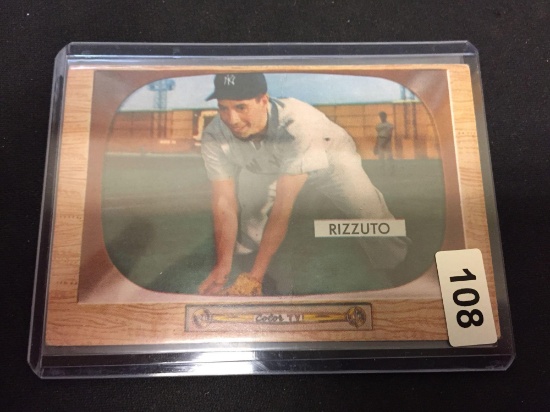 1955 Bowman #10 Phil Rizzuto Yankees Vintage Baseball Card