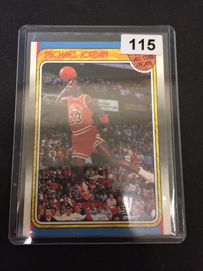 1988-89 Fleer #120 Michael Jordan Bulls All-Star Basketball Card