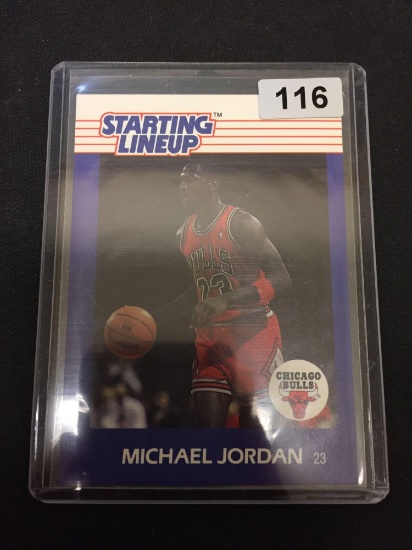 1988-89 Kenner Starting Lineup Michael Jordan Bulls Basketball Card - Rare