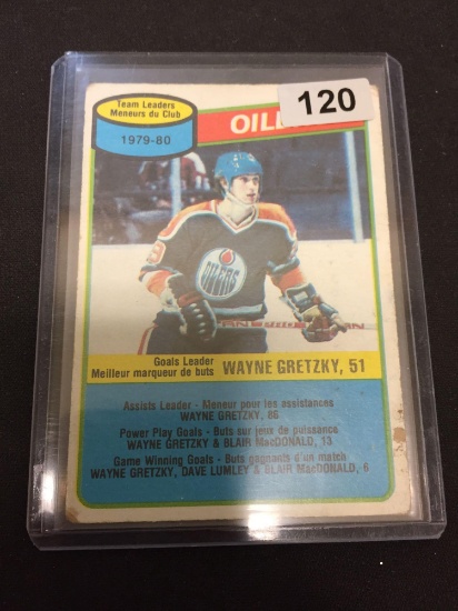 1980-81 O-Pee-Chee #182 Wayne Gretzky Oilers Vintage Hockey Card