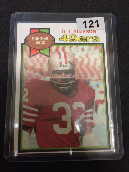 1979 Topps #170 O.J. Simpson 49ers Vintage Football Card
