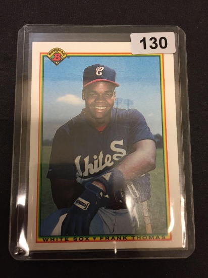 1990 Bowman #320 Frank Thomas White Sox Rookie Baseball Card