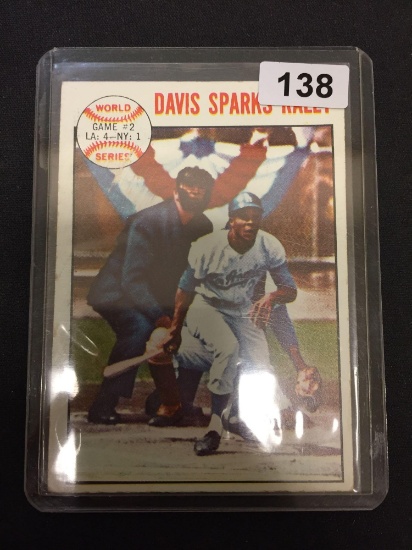 1964 Topps #137 Willie Davis Dodgers World Series Vintage Baseball Card