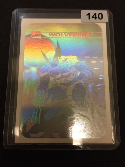 1990 Marvel Comics Holograms Wolverine Trading Card - Rare