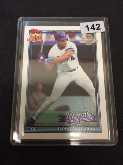1991 Topps Desert Shield #90 Danny Tartabull Royals Baseball Card - Very Rare