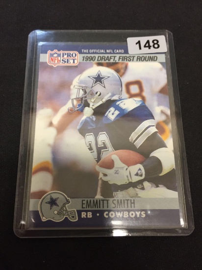 1990 Pro Set #685 Emmitt Smith Cowboys Vintage Football Card