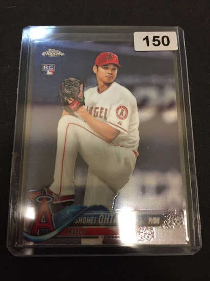 2018 Topps Chrome #150 Shohei Ohtani Angels Rookie Baseball Card