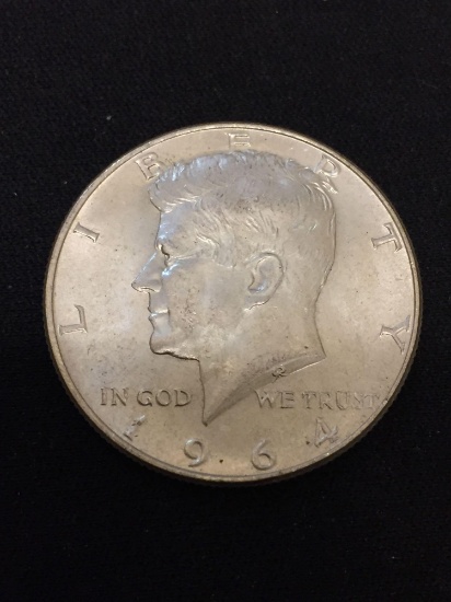 UNC Condition 1964 US Kennedy Half Dollar - 90% Silver