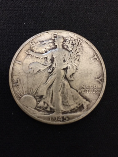 1945-S United States Walking Liberty Half Dollar - 90% Silver Coin