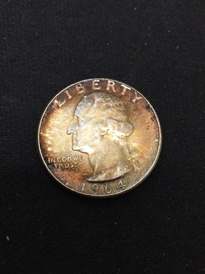 1964 United States Washington Quarter - 90% Silver Coin