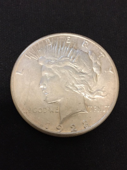 1923-S United States Peace Silver Dollar - 90% Silver Coin